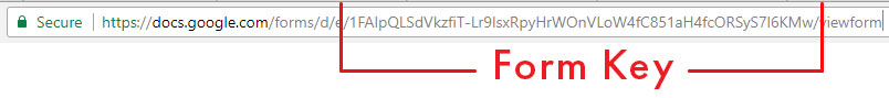Google Forms - Edit Responses - 06 Form Key