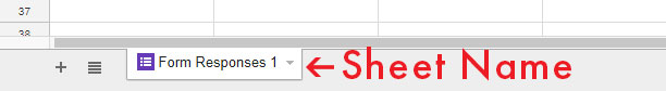 Google Forms - Edit Responses - 07 Sheet Name